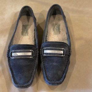 Ugg dark gray moccasins. 5M